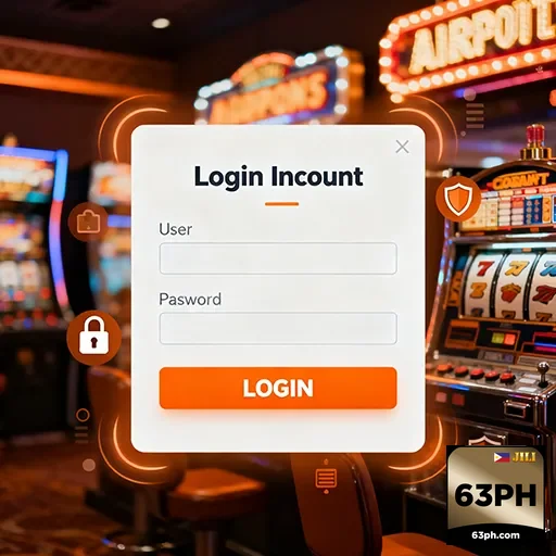 Secure mobile access to 63ph casino gaming platform