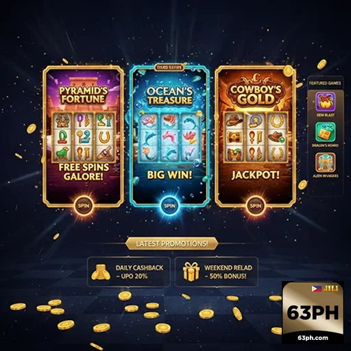 63ph slot games promotions 2